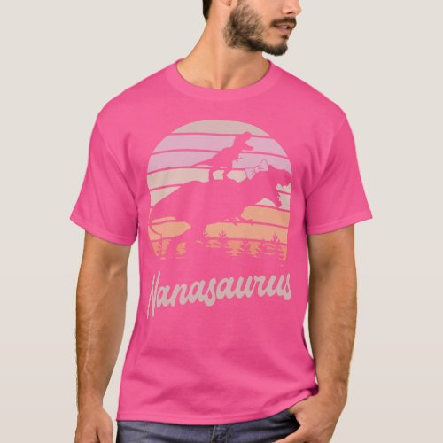 Nanasaurus TRex Dinosaur T_Shirt