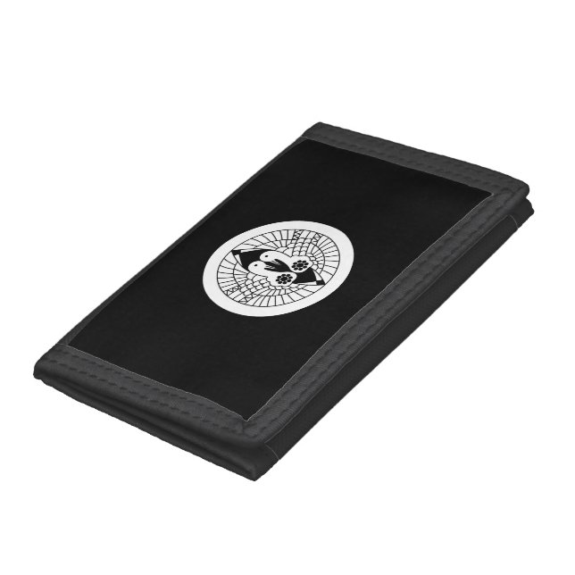 Nanbu cranes tri-fold wallet (Bottom)