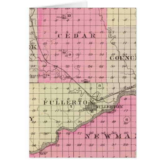 Nance County, Nebraska Cards (Front)