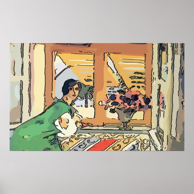 Nancy at Window of Condo 2 Poster (Front)