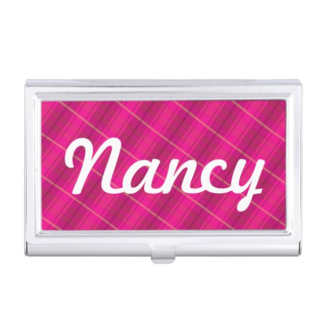 Nancy Custom Name Business Card Holder (Front)