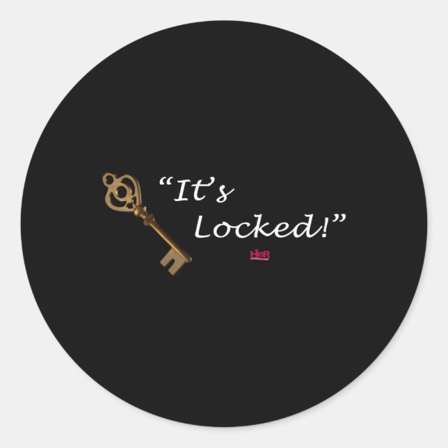 Nancy Drew It'S Locked Classic Round Sticker (Front)