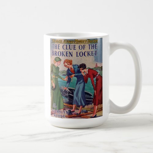 Nancy Drew vintage mystery book covers mug 