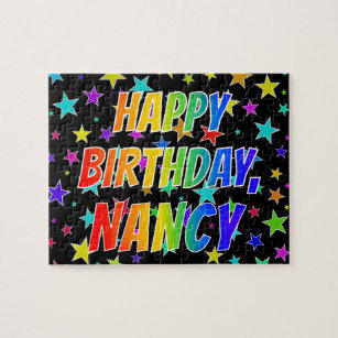 "NANCY" First Name, Fun "HAPPY BIRTHDAY" Jigsaw Puzzle