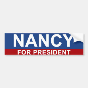 Nancy for President Bumper Sticker