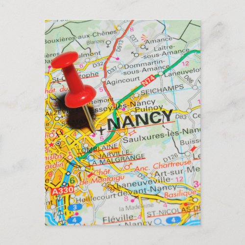 Nancy France Postcard