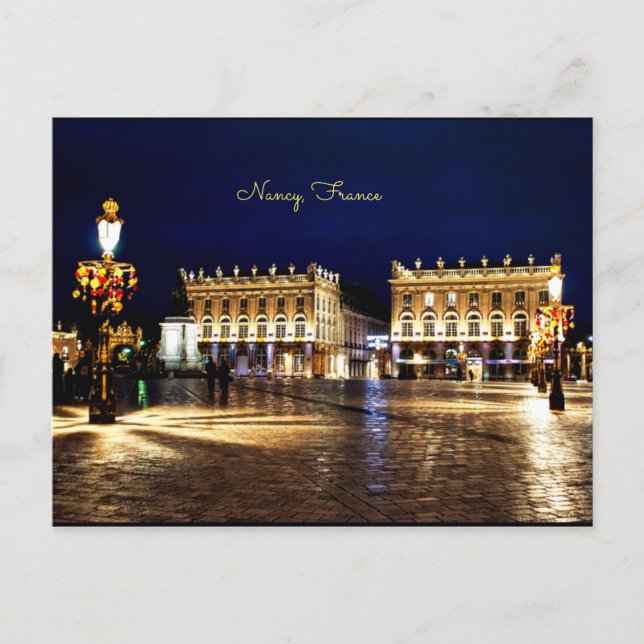 Nancy, France - scenic cityscape photograph Postcard (Front)