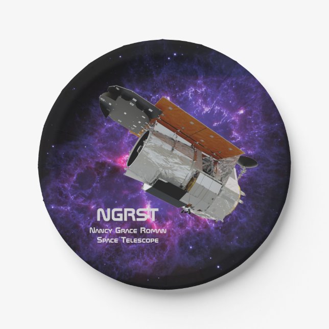 Nancy Grace Roman Space Telescope Paper Plates (Front)