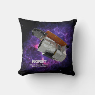 Nancy Grace Roman Space Telescope Throw Pillow