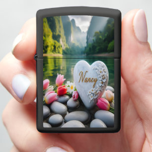 Nancy Heartfelt Remembrance by the River Zippo Lighter