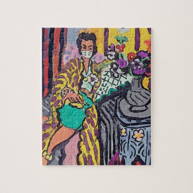 Nancy In Mask Jigsaw Puzzle (Vertical)