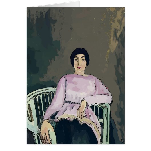 Nancy In White Chair Cards (Front)