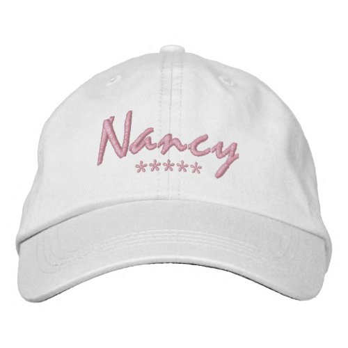 Nancy Name Embroidered Baseball Cap