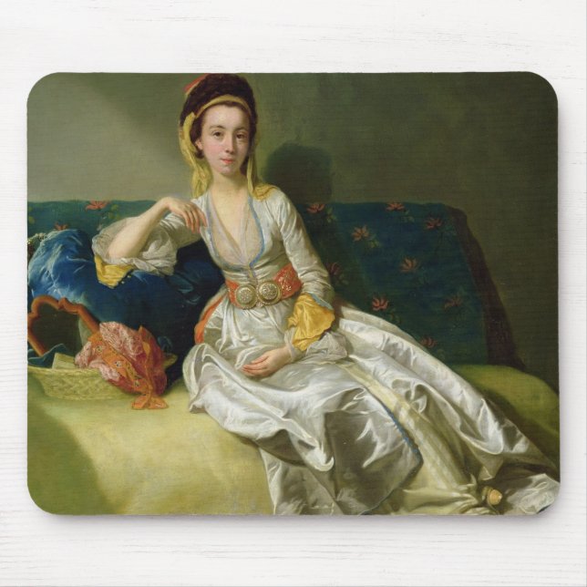 Nancy Parsons in Turkish Dress, c.1771 (oil on cop Mouse Pad (Front)