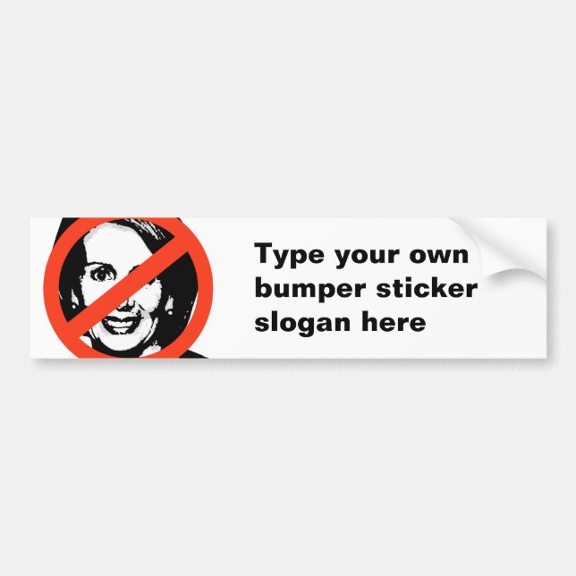 Nancy Pelosi 2 Bumper Sticker (Front)