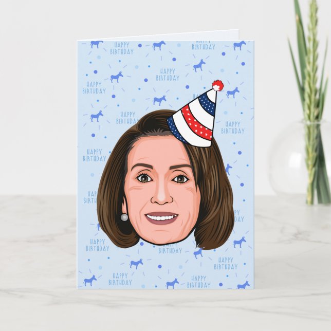NANCY PELOSI BIRTHDAY CARD (Front)