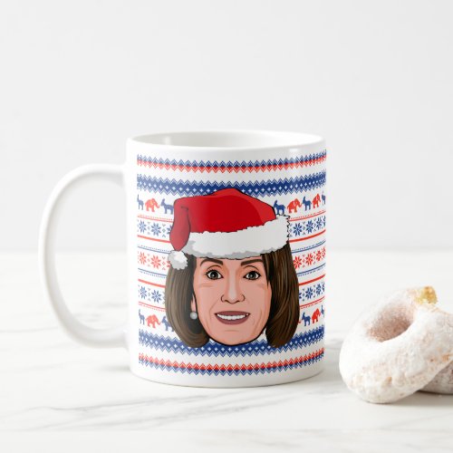NANCY PELOSI Christmas Coffee Mug