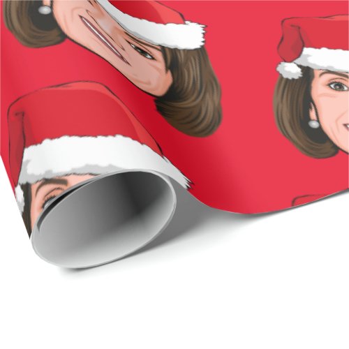 NANCY PELOSI Christmas Wrapping Paper