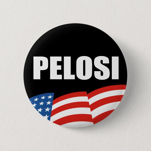 NANCY PELOSI Election Gear Button (Front)