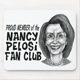 Nancy Pelosi Fan Club Mouse Pad