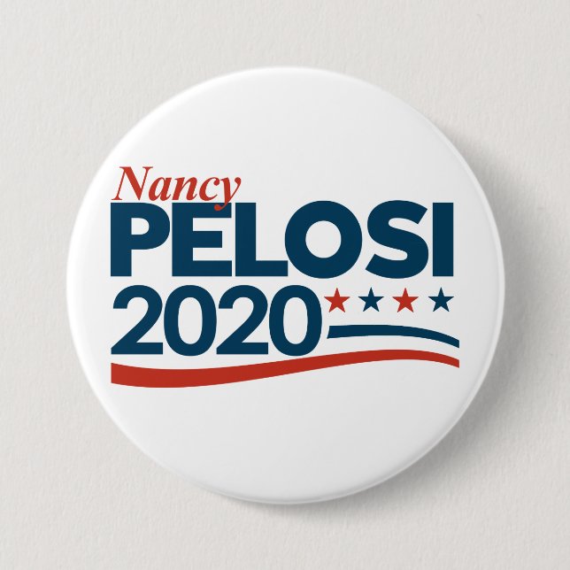 Nancy Pelosi for President Button (Front)
