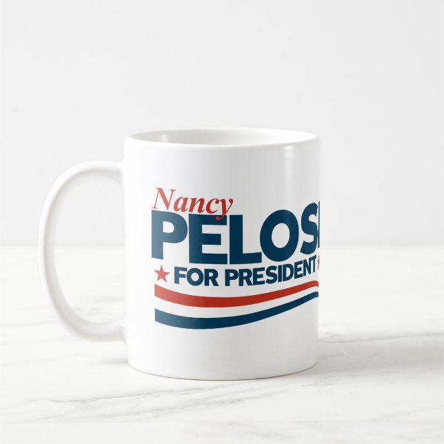 Nancy Pelosi for President Coffee Mug (Left)