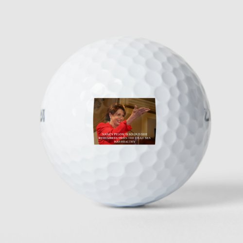 nancy pelosi golf balls