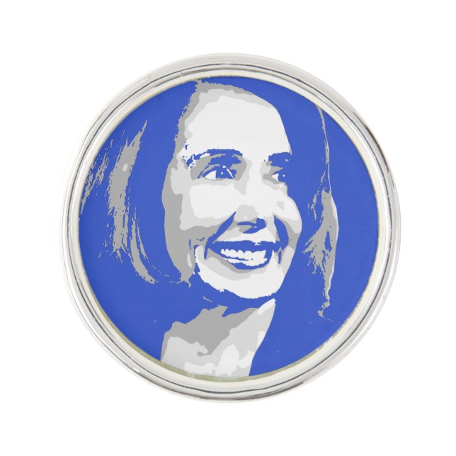 Nancy Pelosi Lapel Pin (Front)