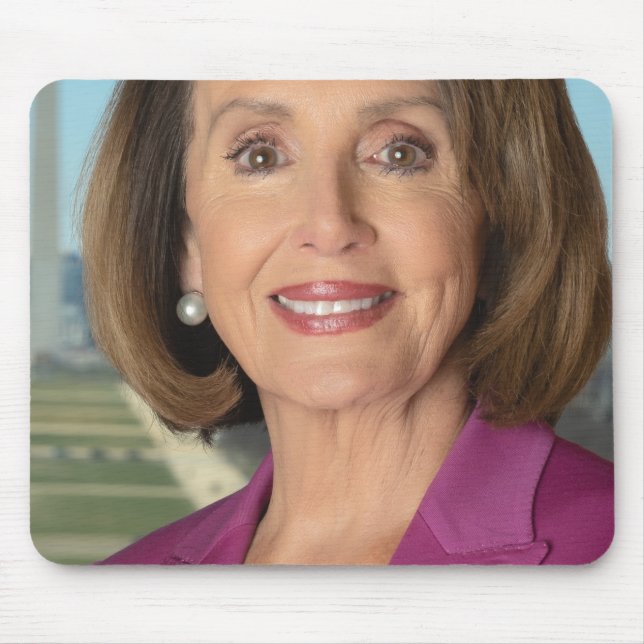Nancy Pelosi Official Photo Of Speaker Mouse Pad (Front)