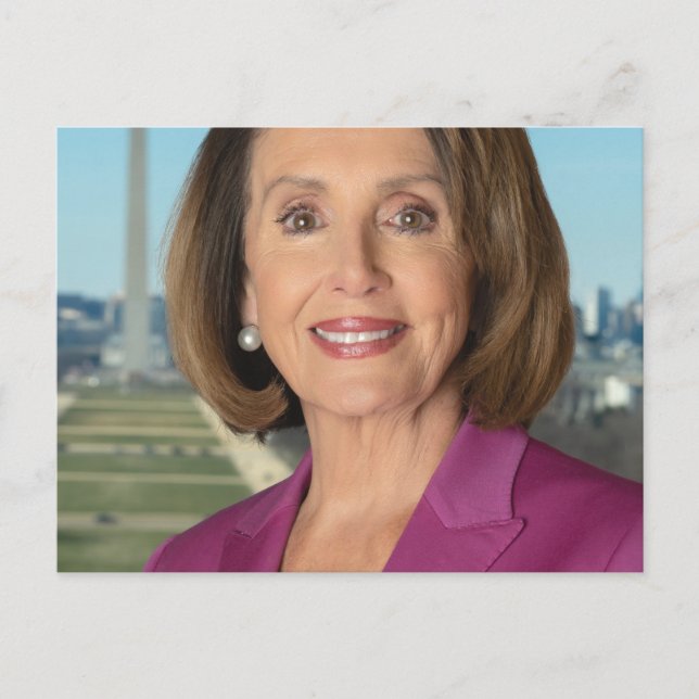 Nancy Pelosi Official Photo Of Speaker Postcard (Front)