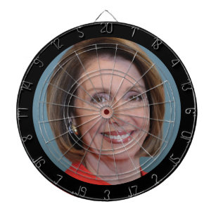 Nancy Pelosi Official Portrait Dart Board