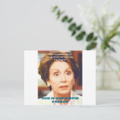 NANCY PELOSI- ONE STUPID PERSON POSTCARD (Standing Front)