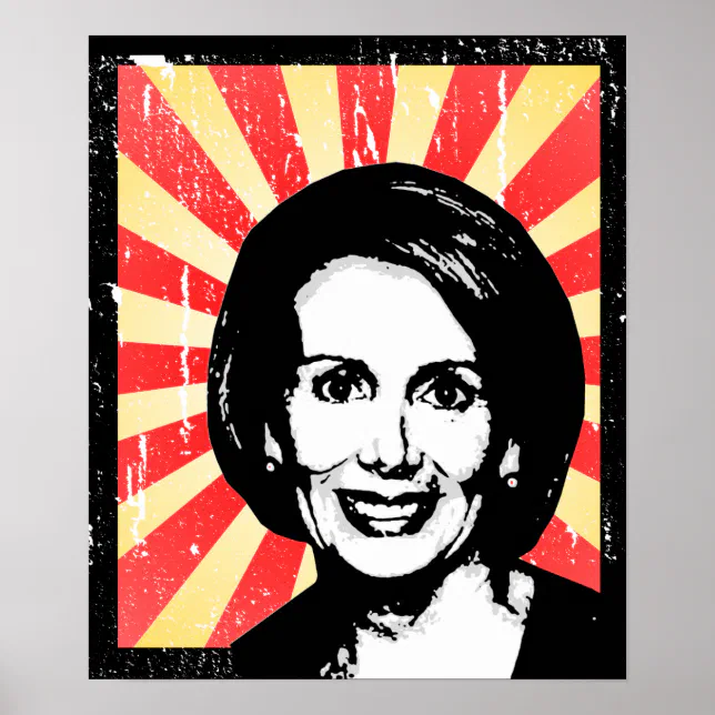 NANCY PELOSI PROPAGANDA POSTER | Zazzle