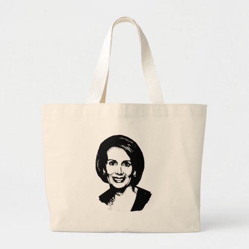 Nancy Pelosi T_shirt Large Tote Bag
