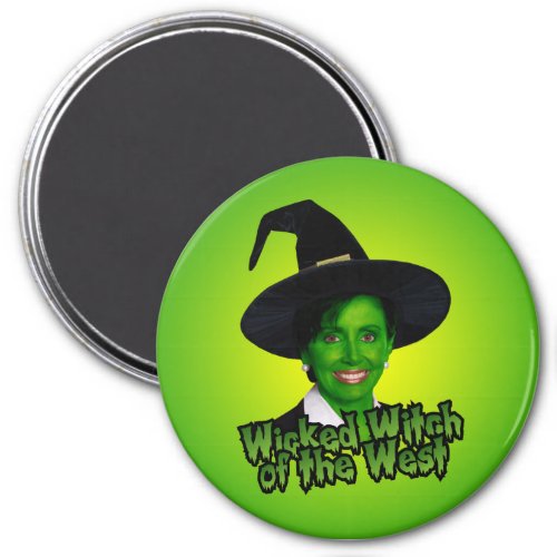 Nancy Pelosi Wicked Witch of the West Magnet