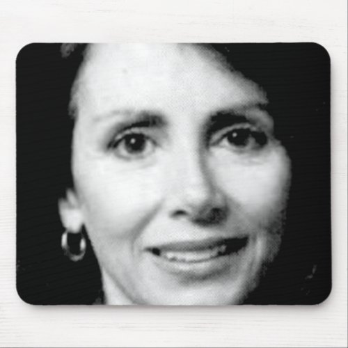 Nancy Pelosi Young Congressional Photo Mouse Pad