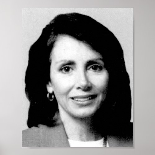 Nancy Pelosi Young Congressional Photo Poster