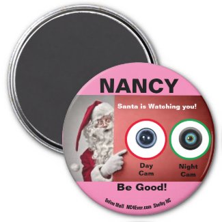 NANCY Santa is Watching you! magnet