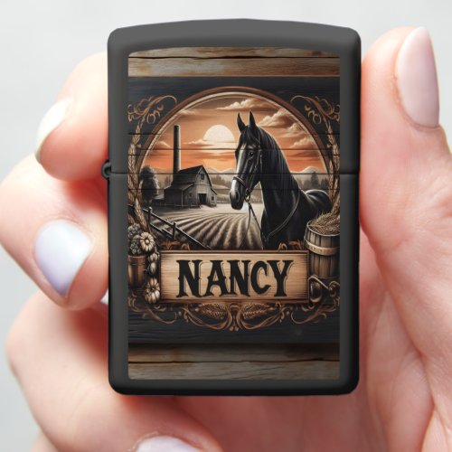 Nancys Rural Sunset Zippo Lighter