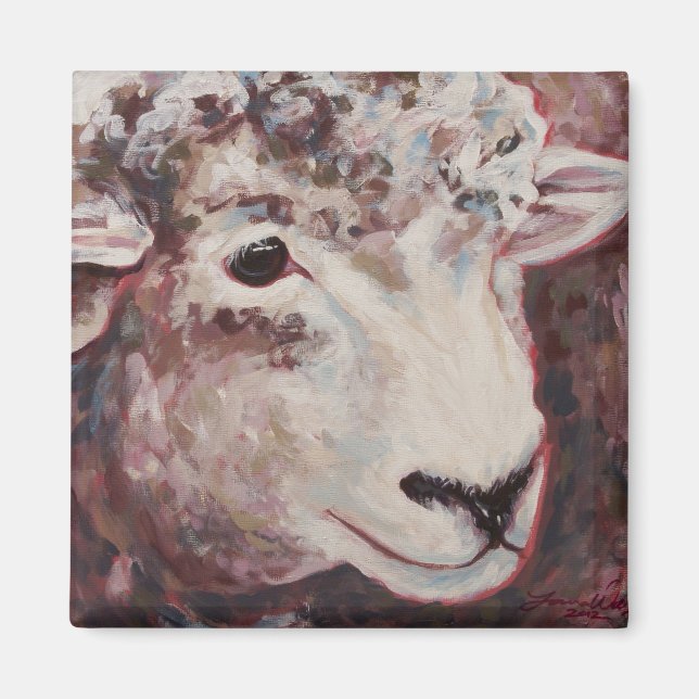 Nancy's Sheep Magnet (Front)