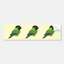 Birdorable Nanday Parakeet Bumper Sticker
