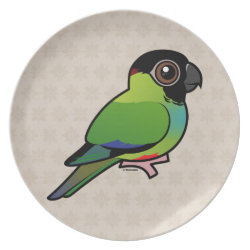Birdorable Nanday Parakeet Plate