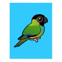 Birdorable Nanday Parakeet Postcard