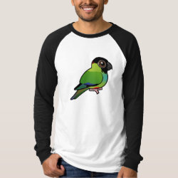 Birdorable Nanday Parakeet Men's Canvas Long Sleeve Raglan T-Shirt