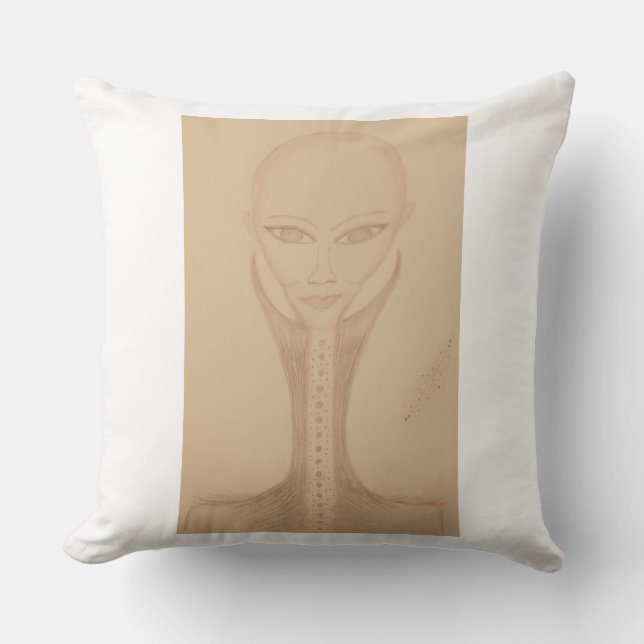Nandi Throw Pillow (Front)