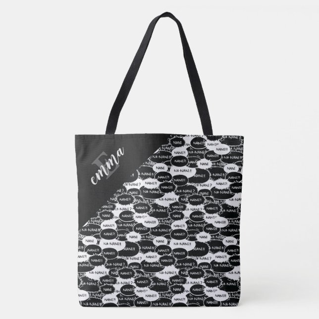 Nani Explosion Seamless Pattern Tote Bag (Front)