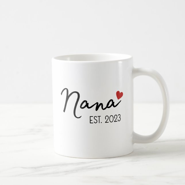Nani Nana Est 2023, New Indian Grandparents Coffee Mug (Right)