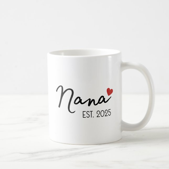 Nani Nana Est 2025 Set, New Indian Grandparent Coffee Mug (Right)