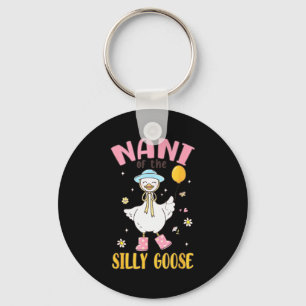 Nani Of The Silly Goose First Birthday Family Matc Keychain
