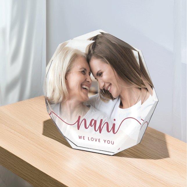 Nani We Love You | Grandma Script Overlay Photo Block (Creator Uploaded)